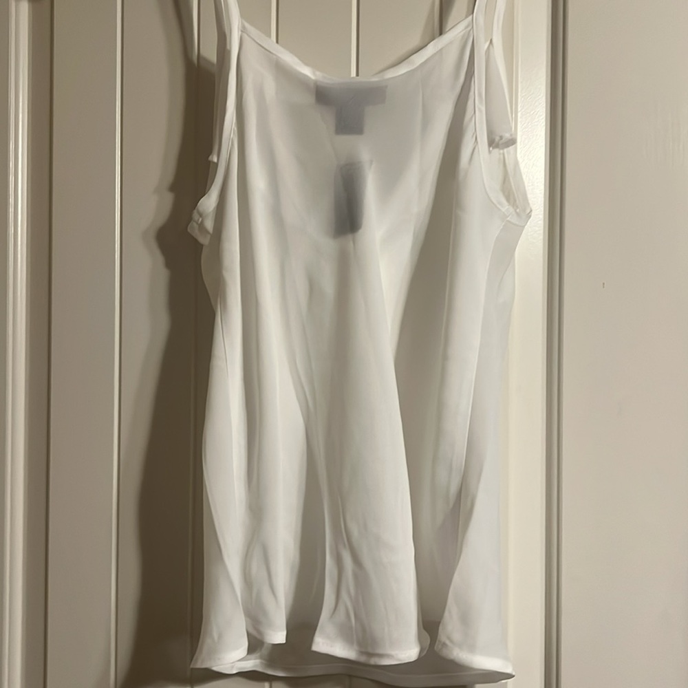 NWT COWLNECK, sheer camisole from a smoke/pet free home. Nice to wear alone. - Picture 3 of 3